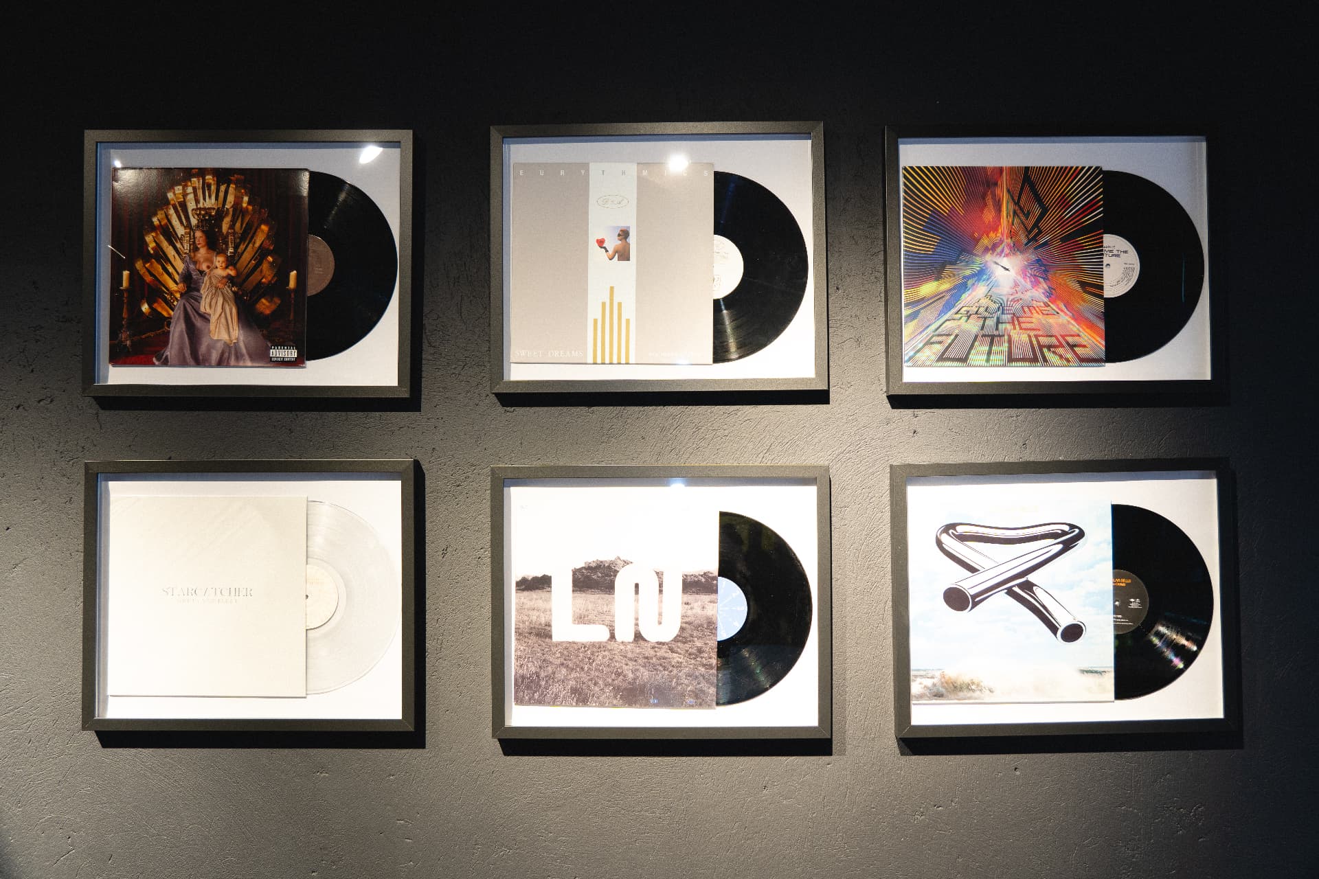 Records on the wall